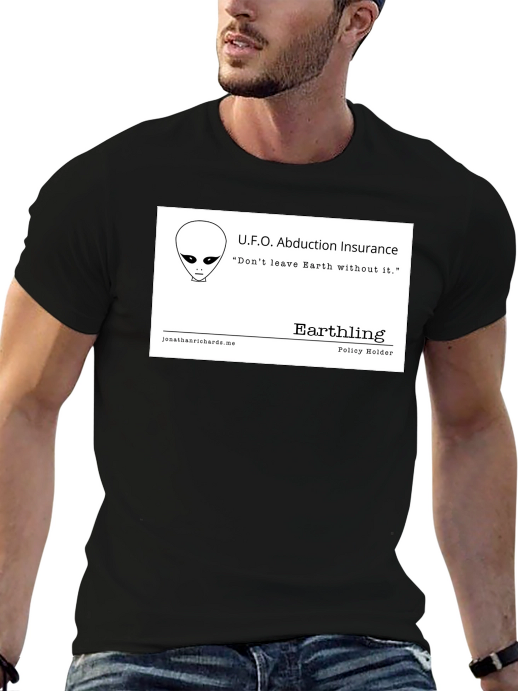 UFO Abduction Insurance T-Shirt - Earthling Policy