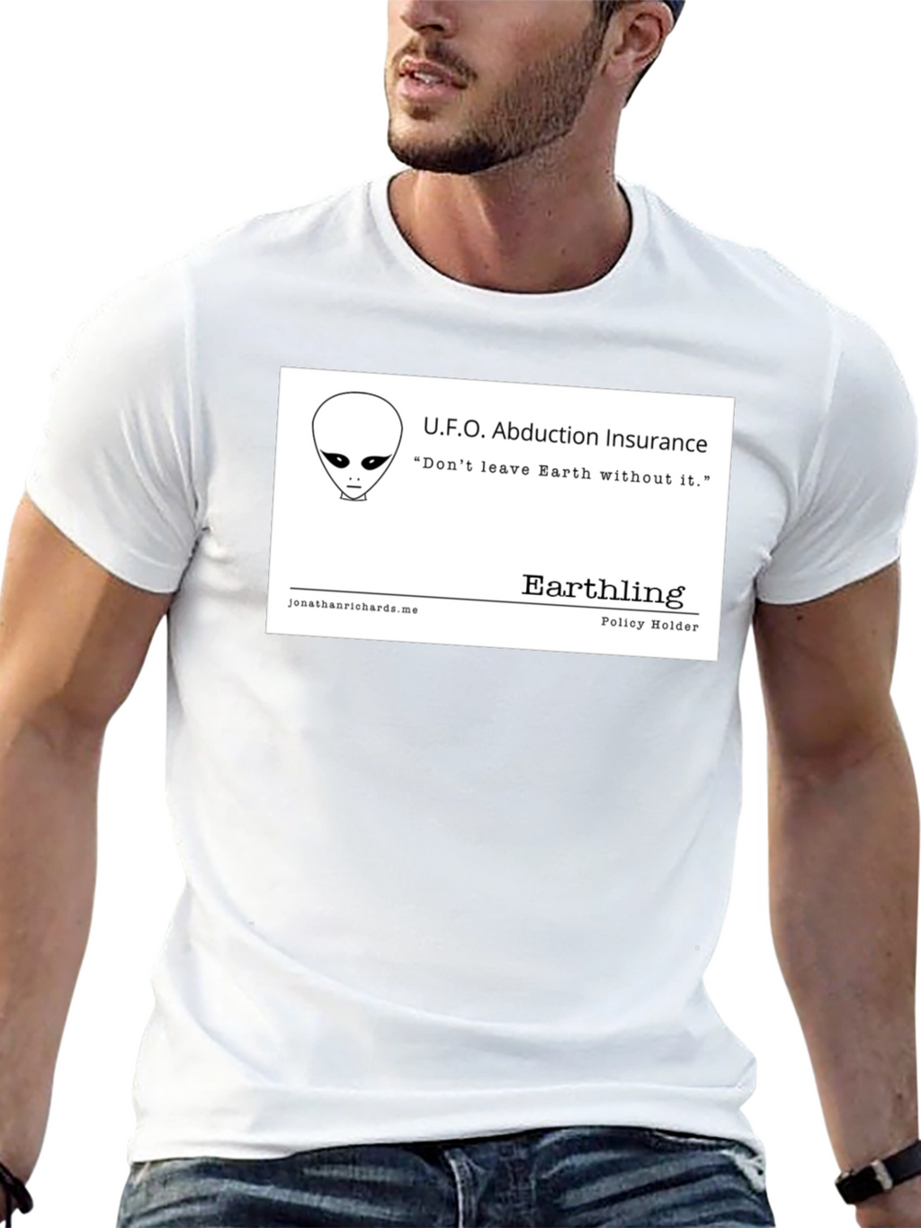 UFO Abduction Insurance T-Shirt - Earthling Policy