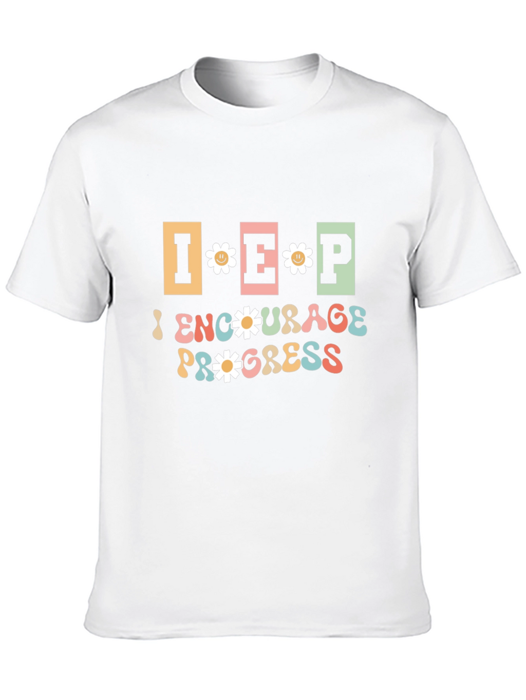Encourage Progress Graphic Tee - Black