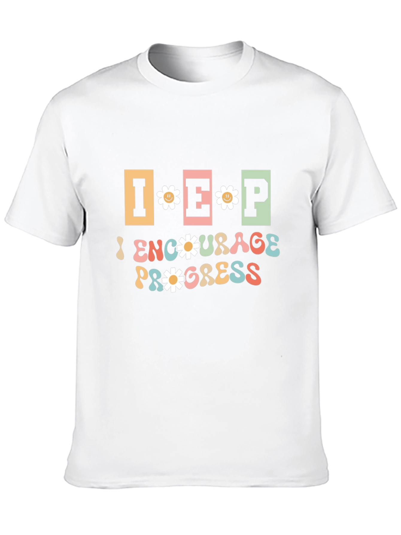 Encourage Progress Graphic Tee - Black