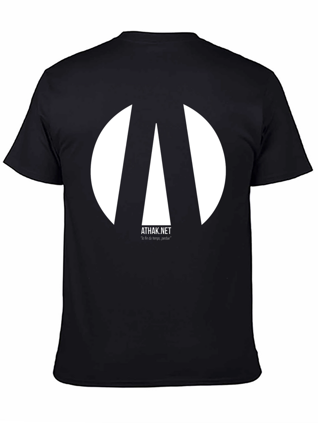 Abstract Graphic Tee - Black Cotton Comfort