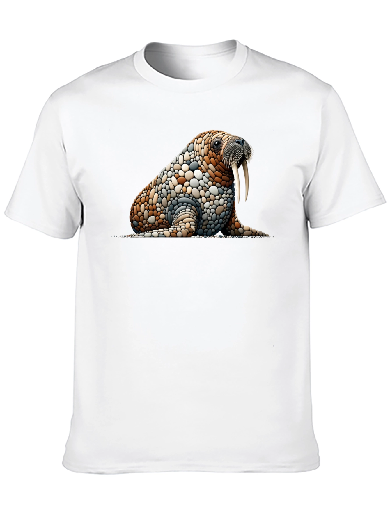 Walrus Pebble Art T-Shirt