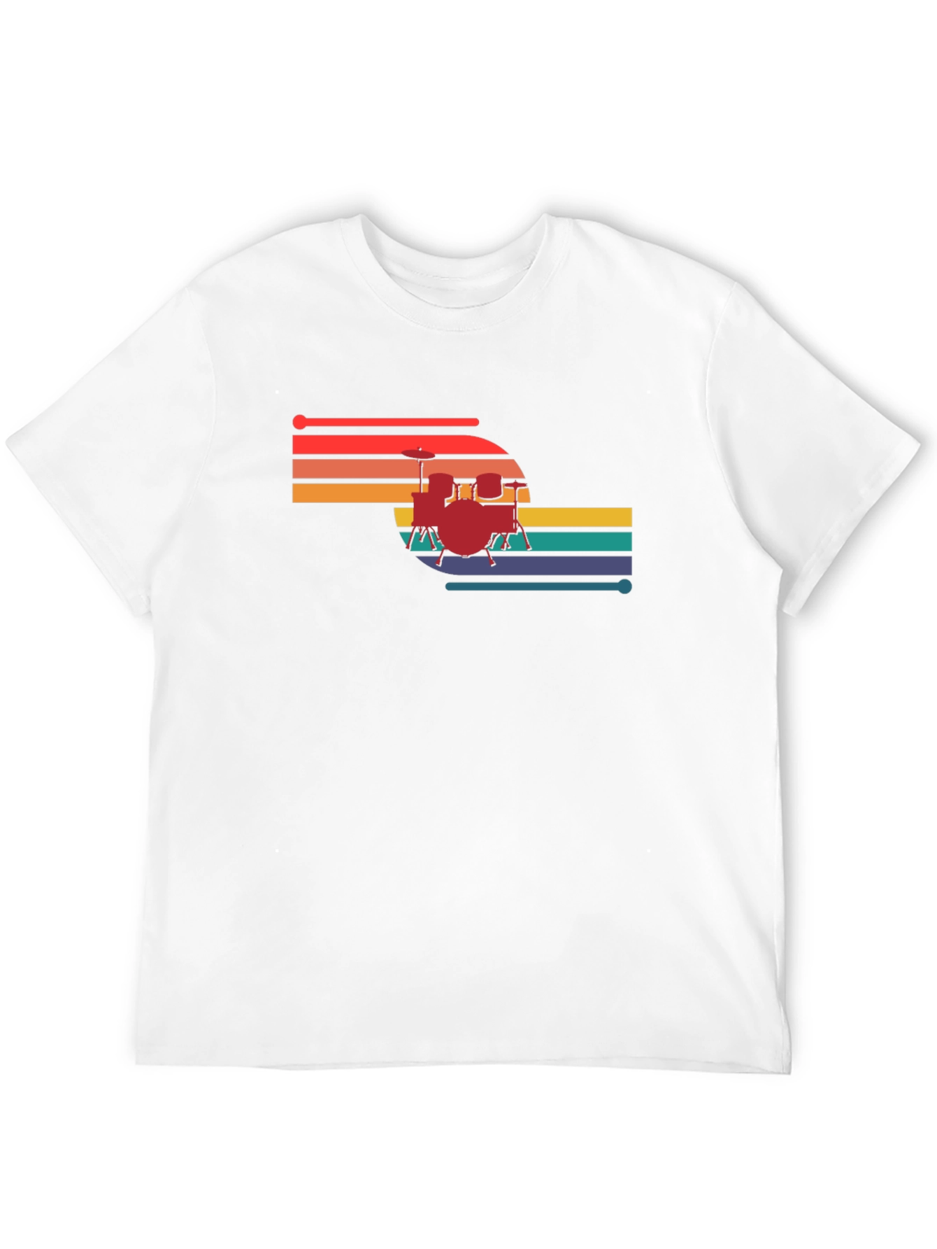 Retro Drum Set T-Shirt