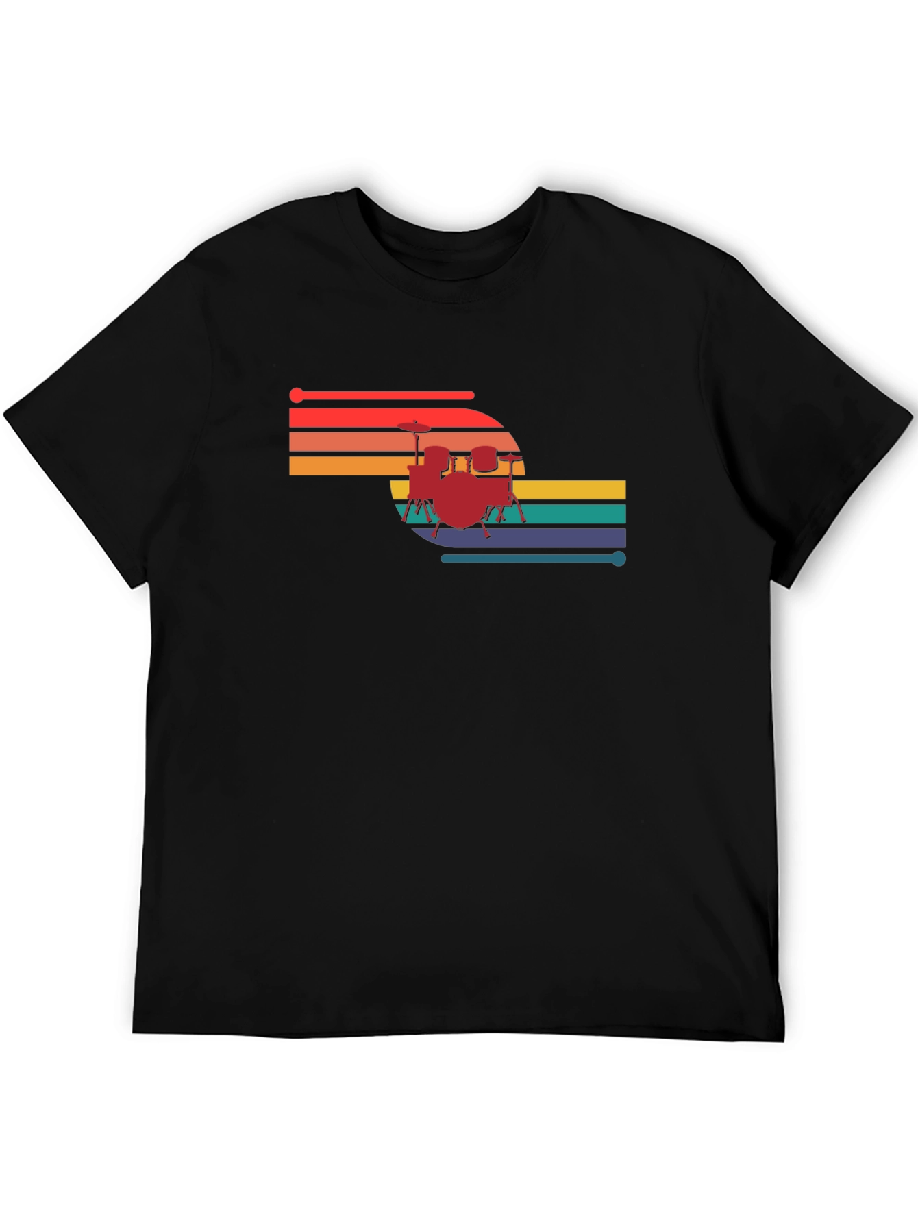 Retro Drum Set T-Shirt