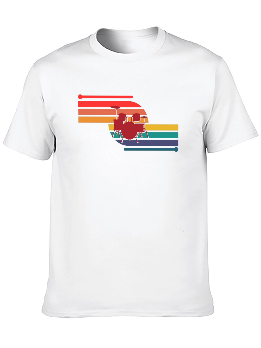 Retro Drum Set T-Shirt
