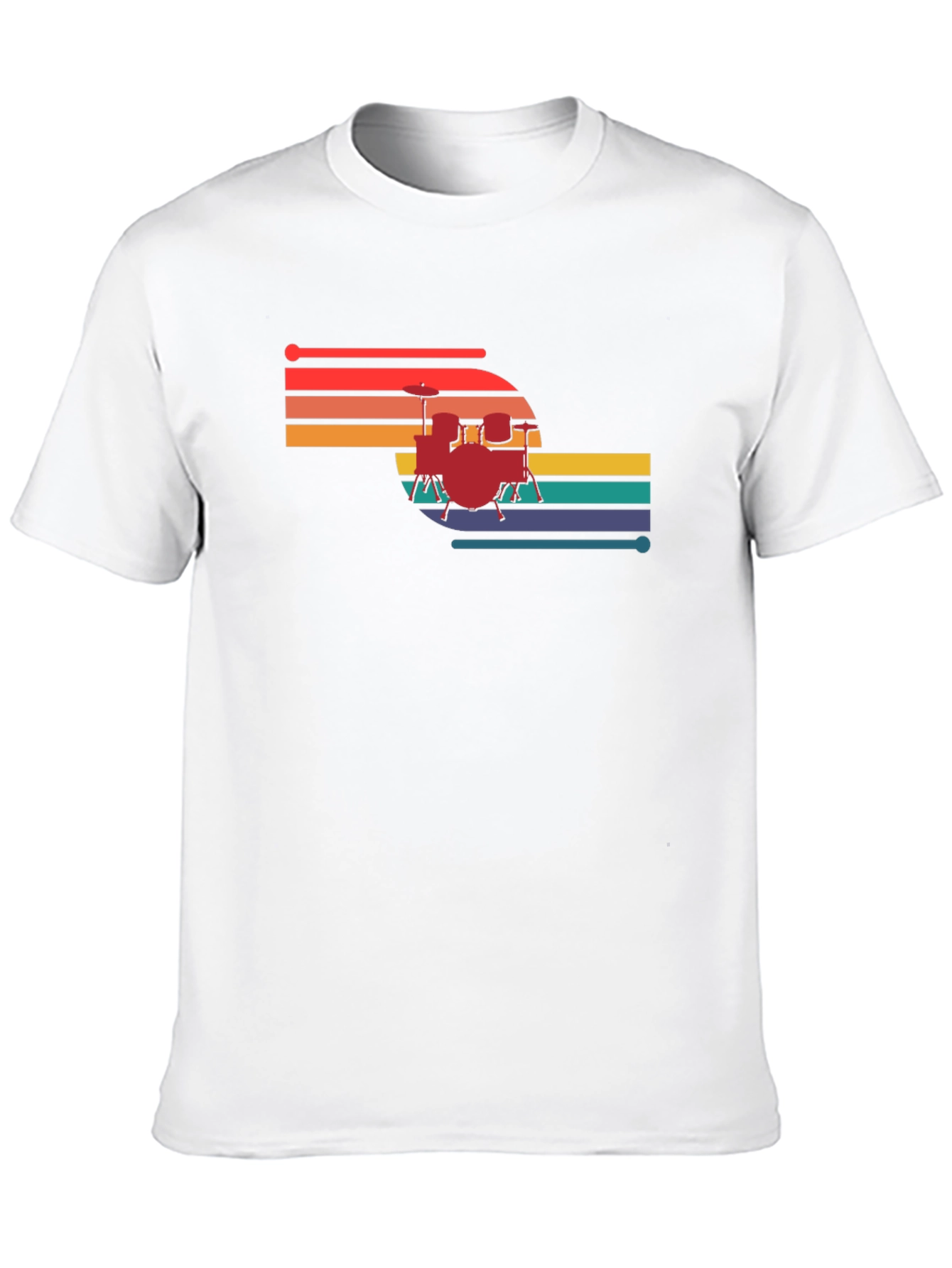 Retro Drum Set T-Shirt