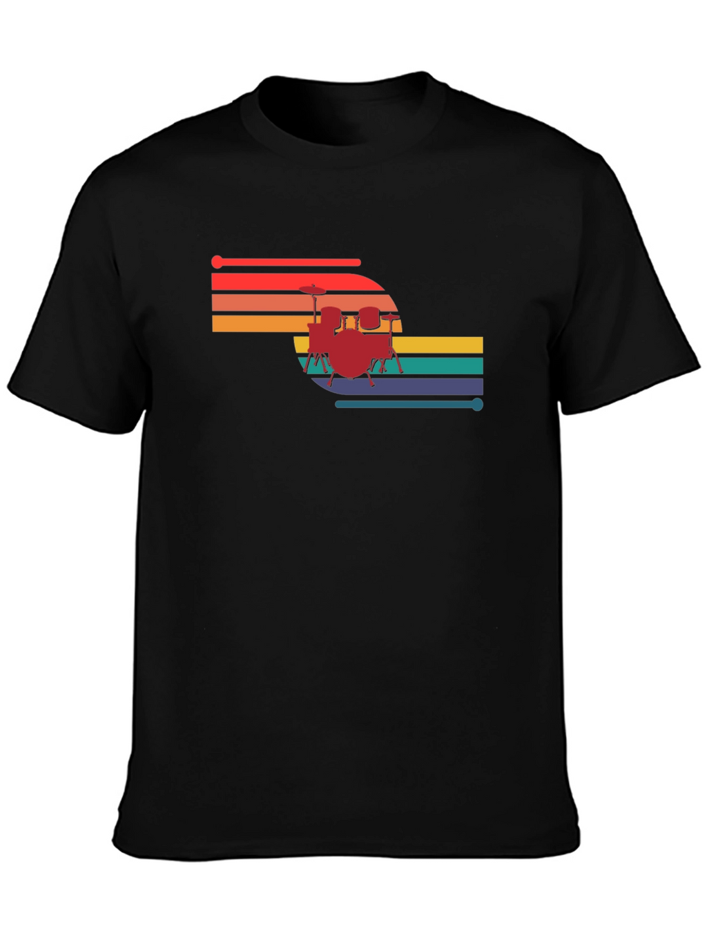 Retro Drum Set T-Shirt