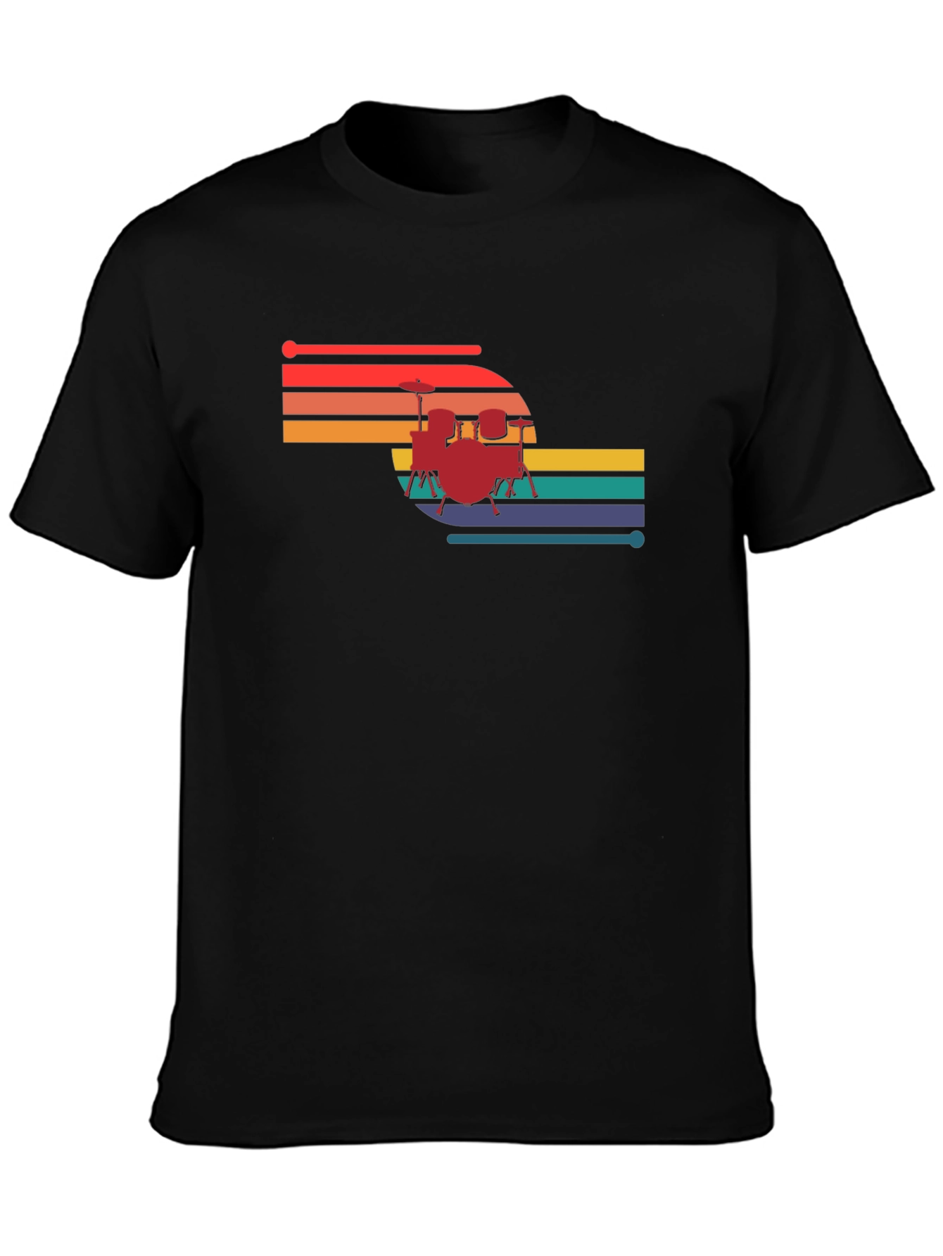 Retro Drum Set T-Shirt
