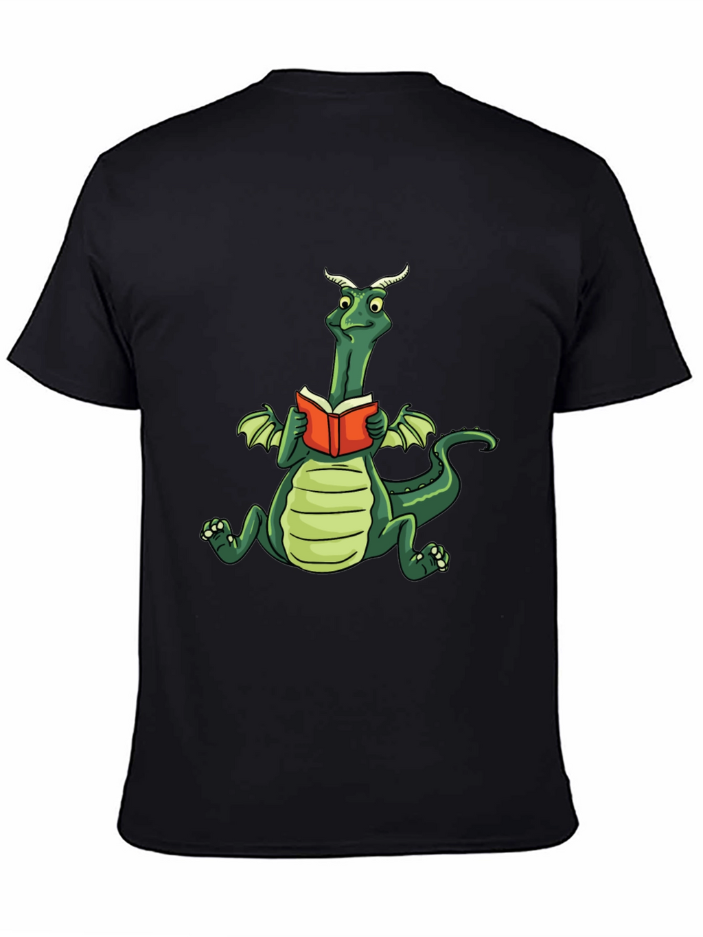Dragon Reading Book Graphic Tee