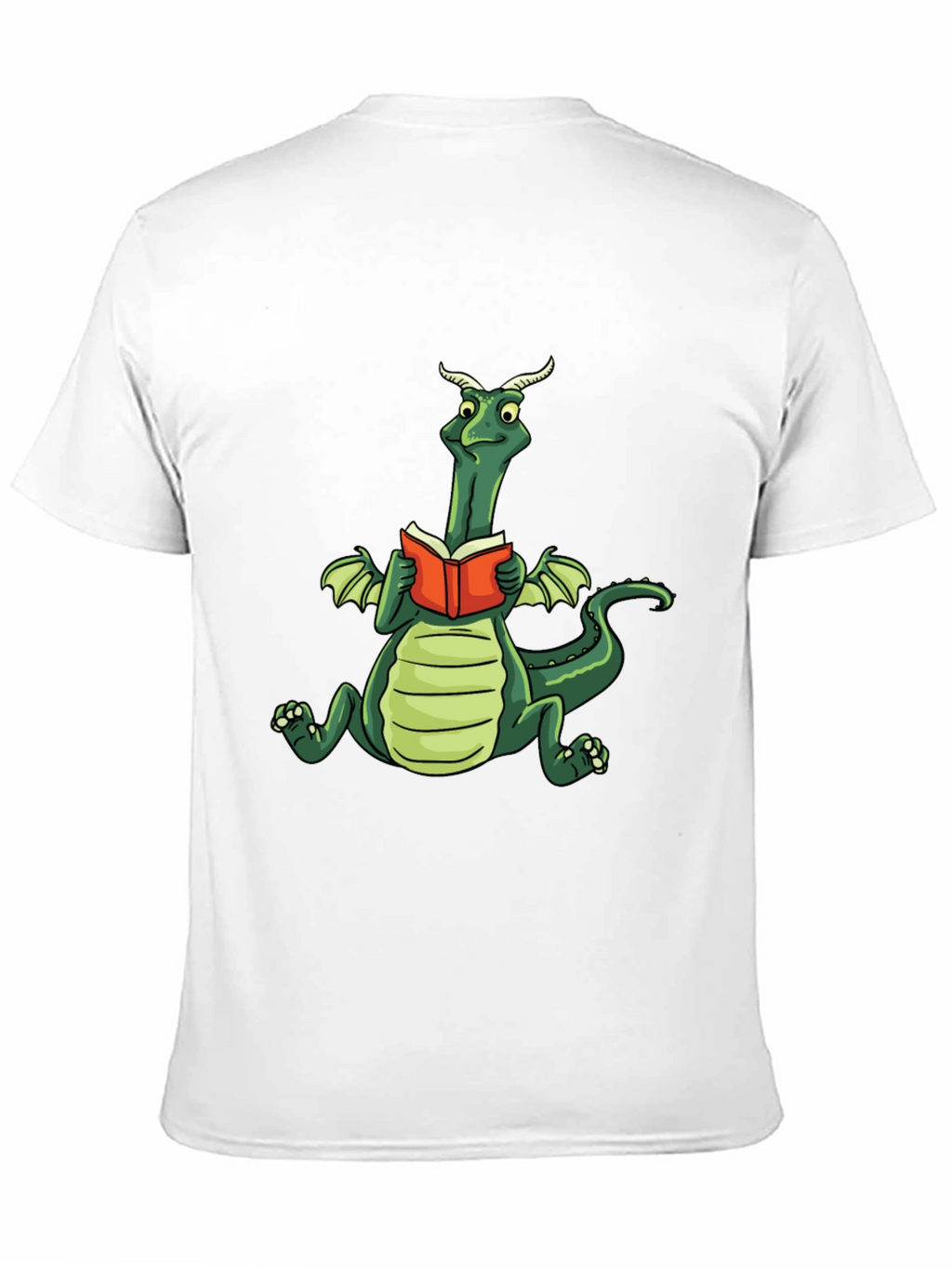 Dragon Reading Book Graphic Tee