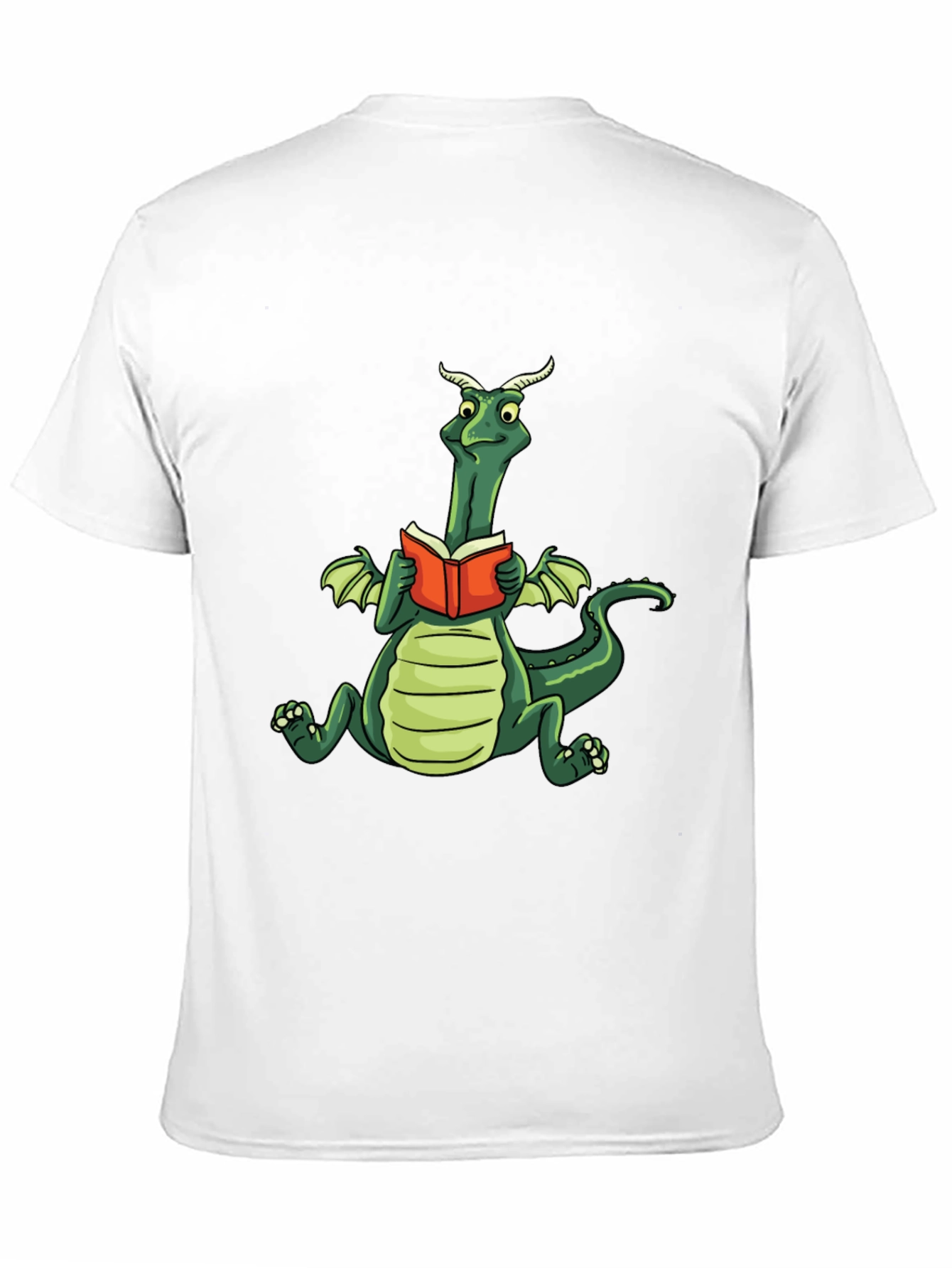 Dragon Reading Book Graphic Tee