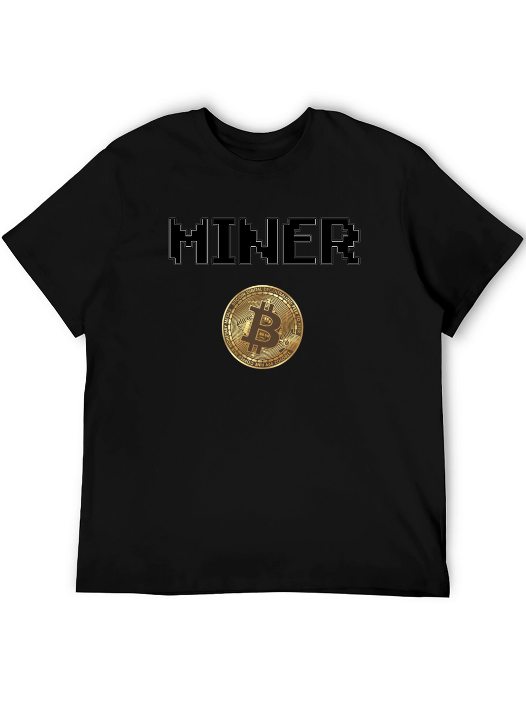 Bitcoin Miner T-Shirt Crypto Currency Tee