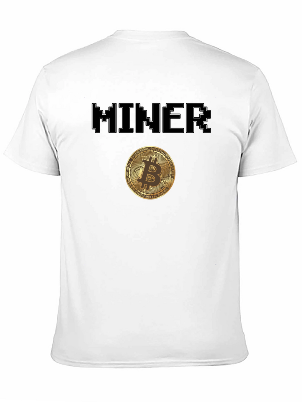 Bitcoin Miner T-Shirt Crypto Currency Tee