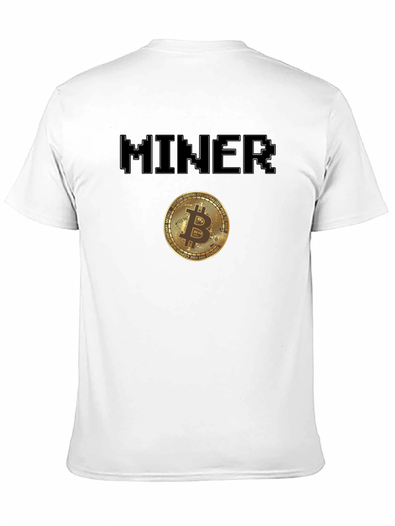 Bitcoin Miner T-Shirt Crypto Currency Tee