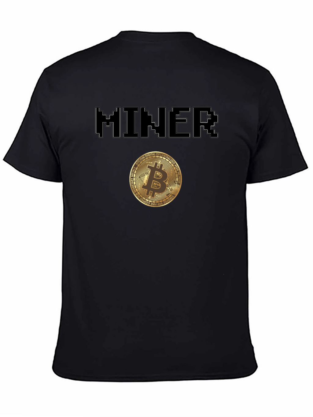 Bitcoin Miner T-Shirt Crypto Currency Tee