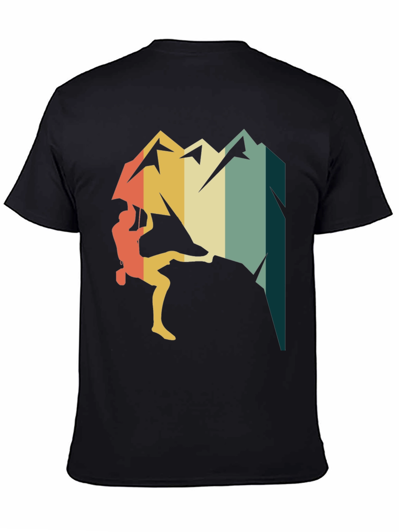 Retro Climbing Mountain T-Shirt