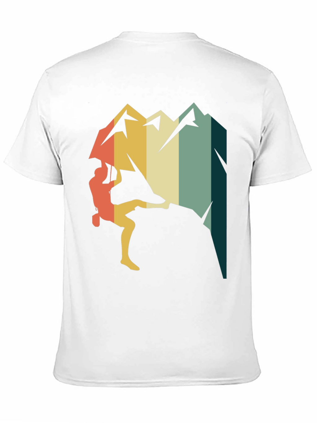 Retro Climbing Mountain T-Shirt