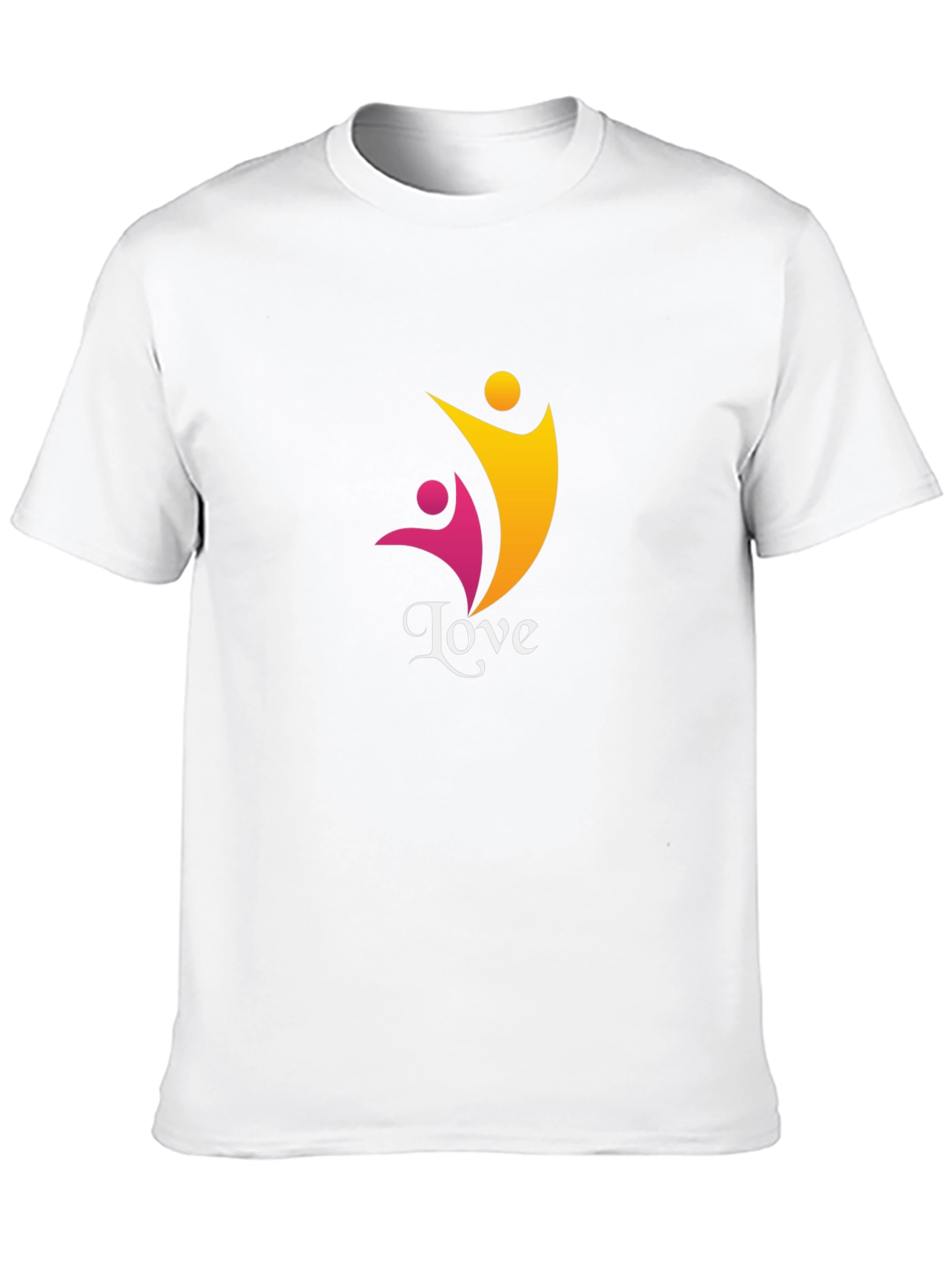 Love Graphic Tee - Black Casual Comfort
