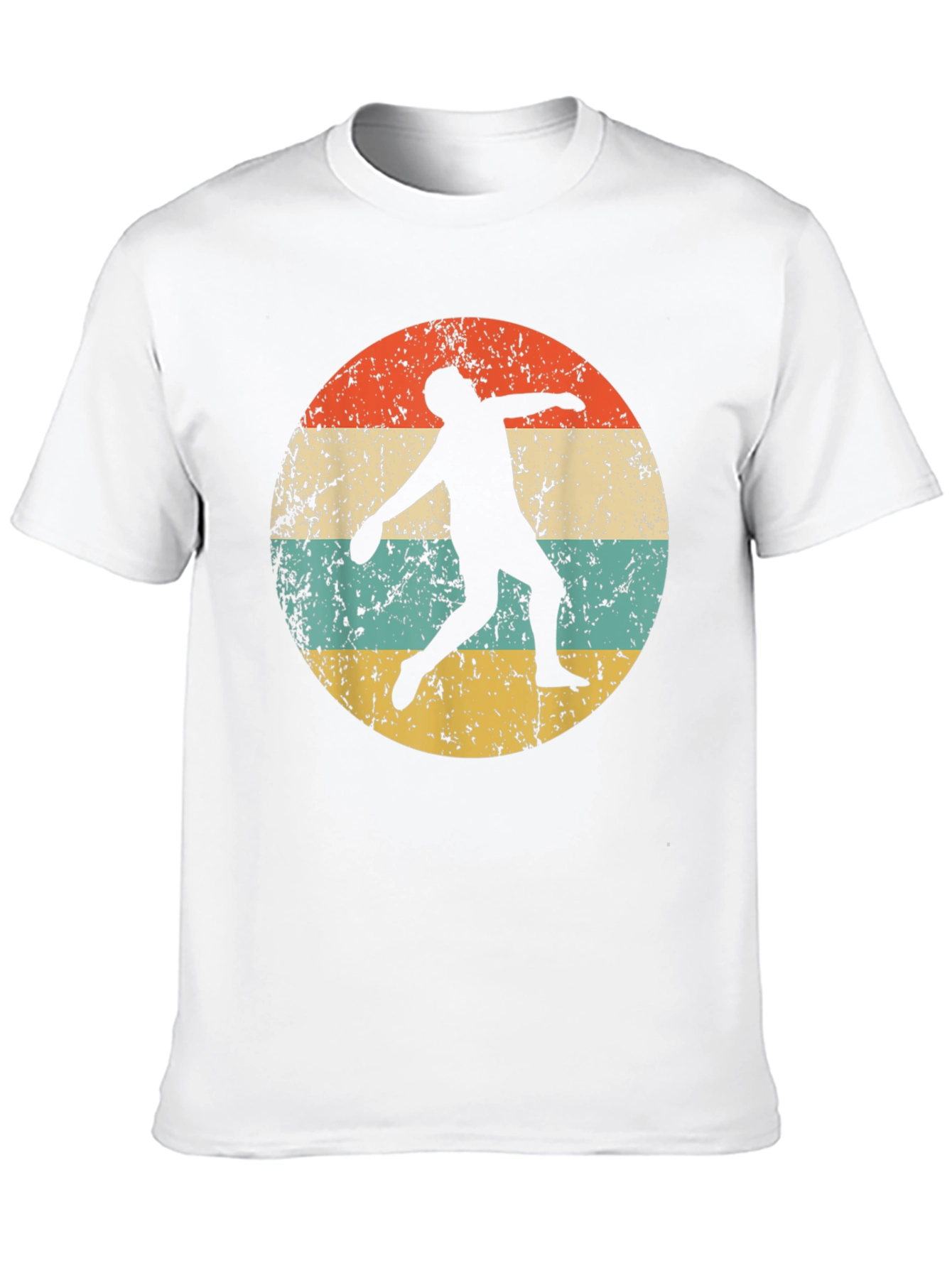 Retro Discus Thrower Graphic Tee