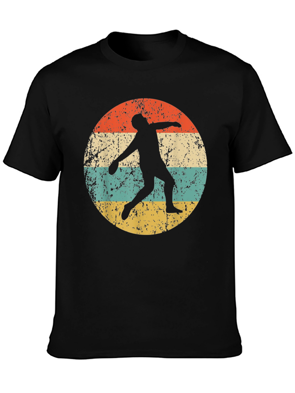 Retro Discus Thrower Graphic Tee