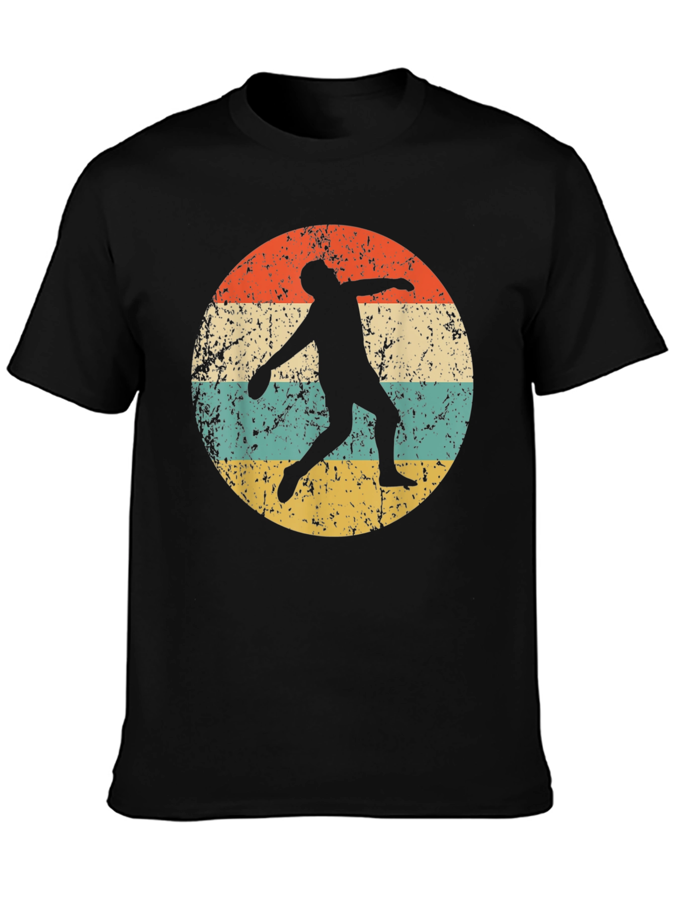 Retro Discus Thrower Graphic Tee