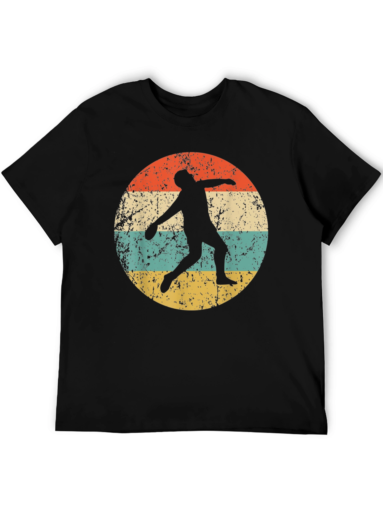 Retro Discus Thrower Graphic Tee