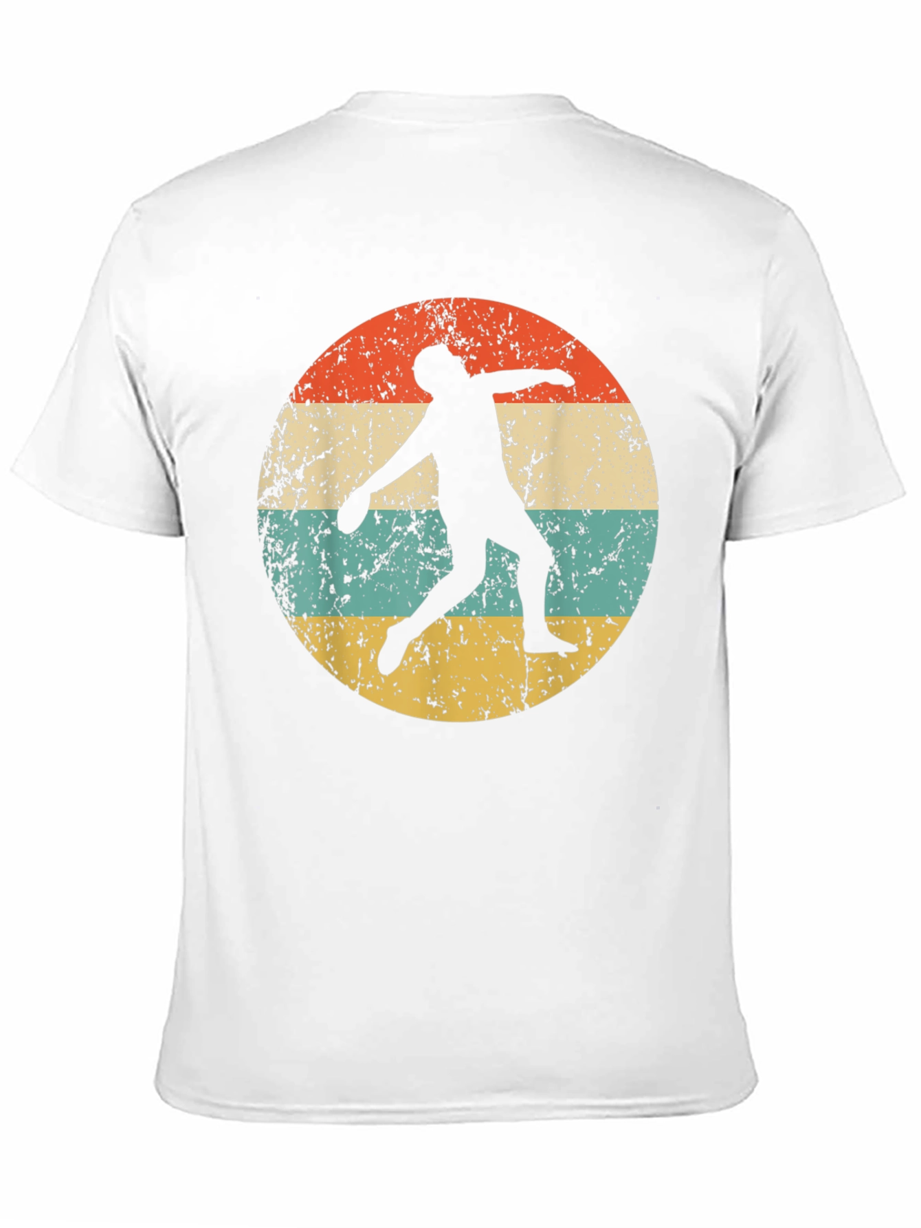 Retro Discus Thrower Graphic Tee