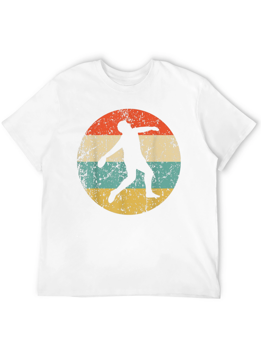 Retro Discus Thrower Graphic Tee