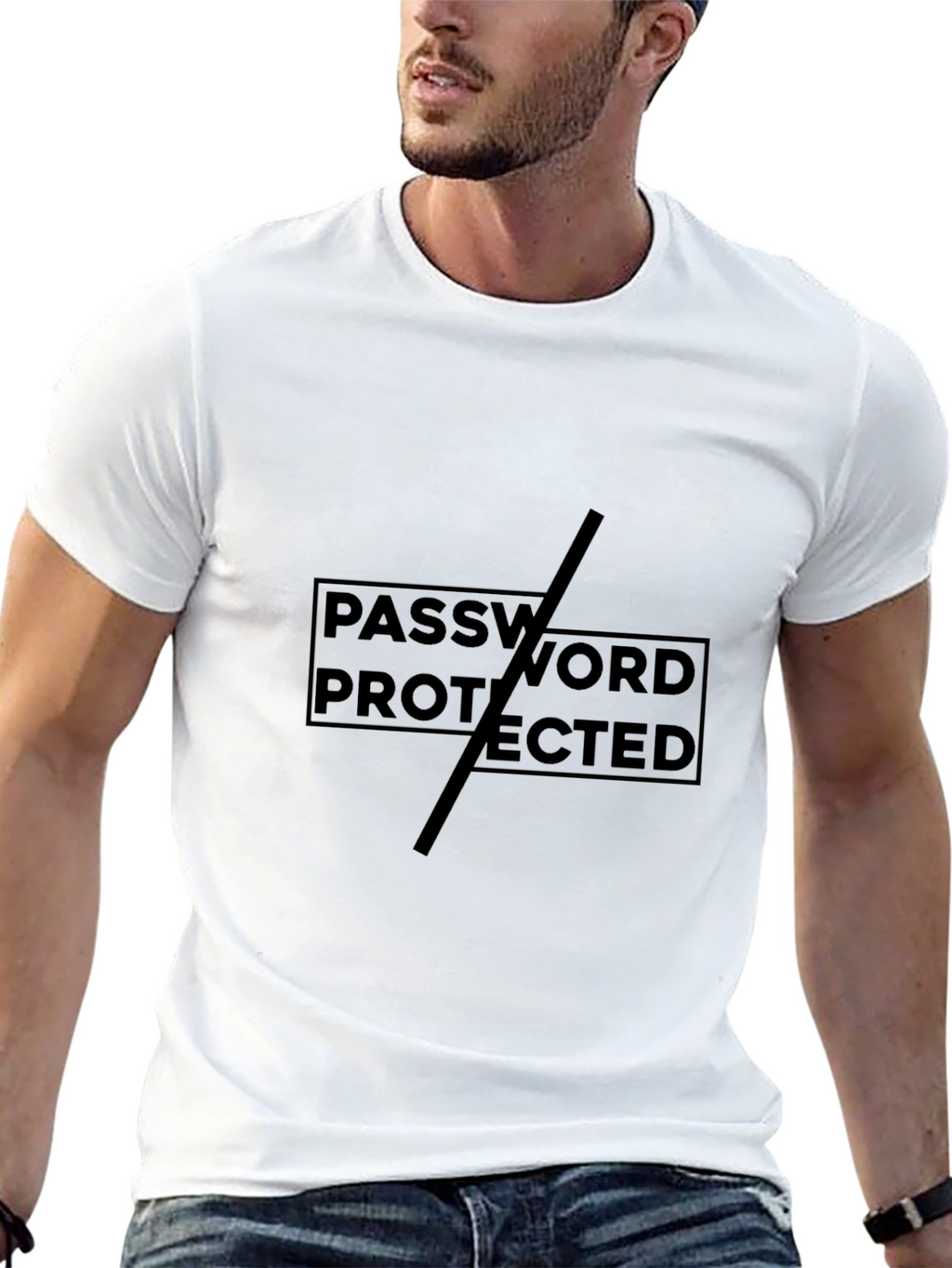 Password Protected Graphic T-Shirt