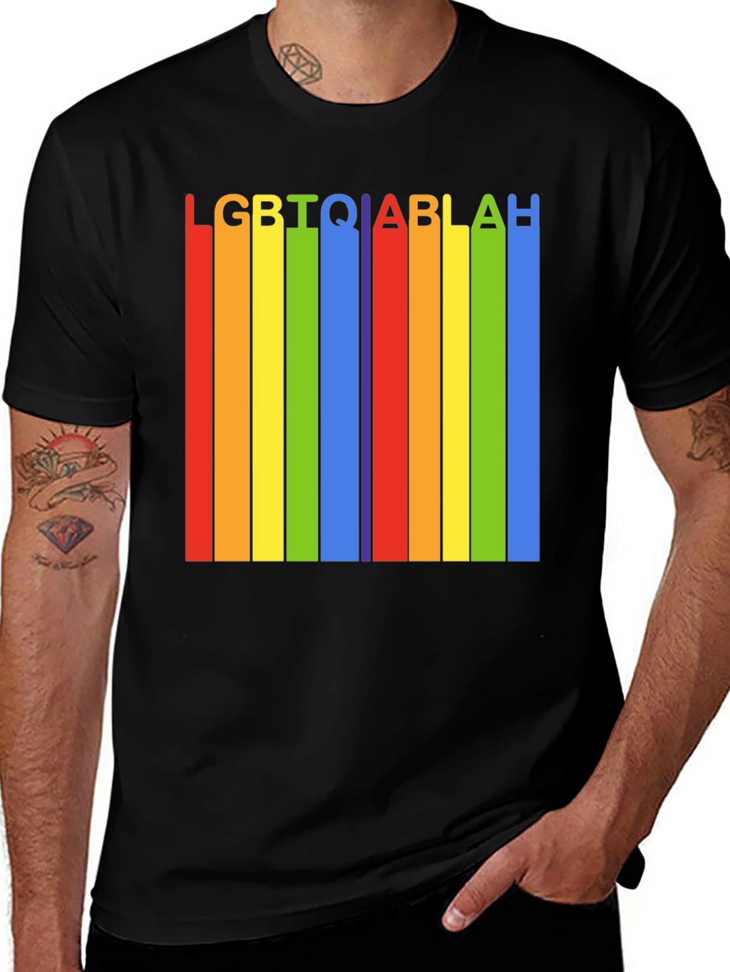 LGBTQIABLAH Pride Rainbow T-Shirt