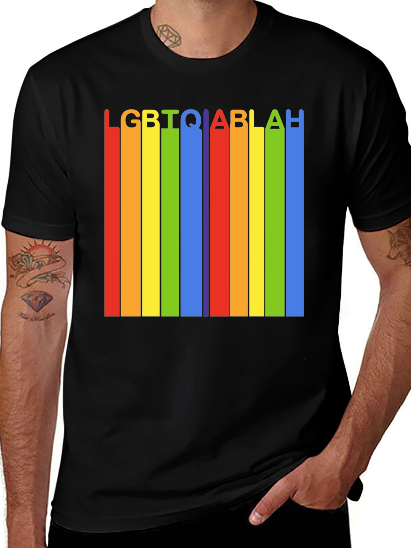 LGBTQIABLAH Pride Rainbow T-Shirt