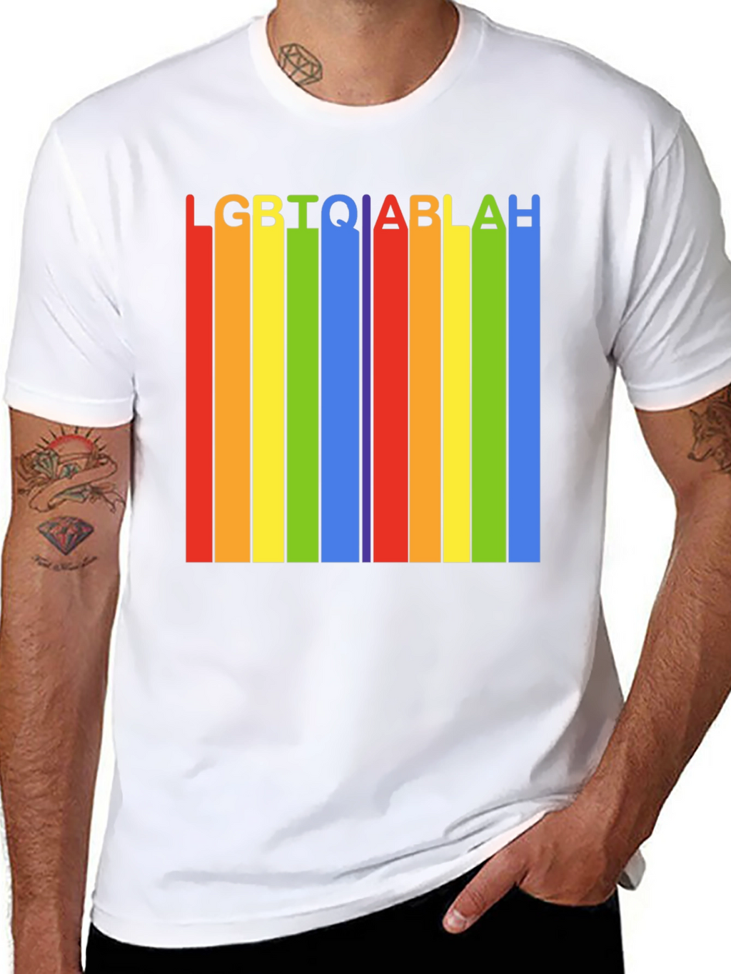 LGBTQIABLAH Pride Rainbow T-Shirt