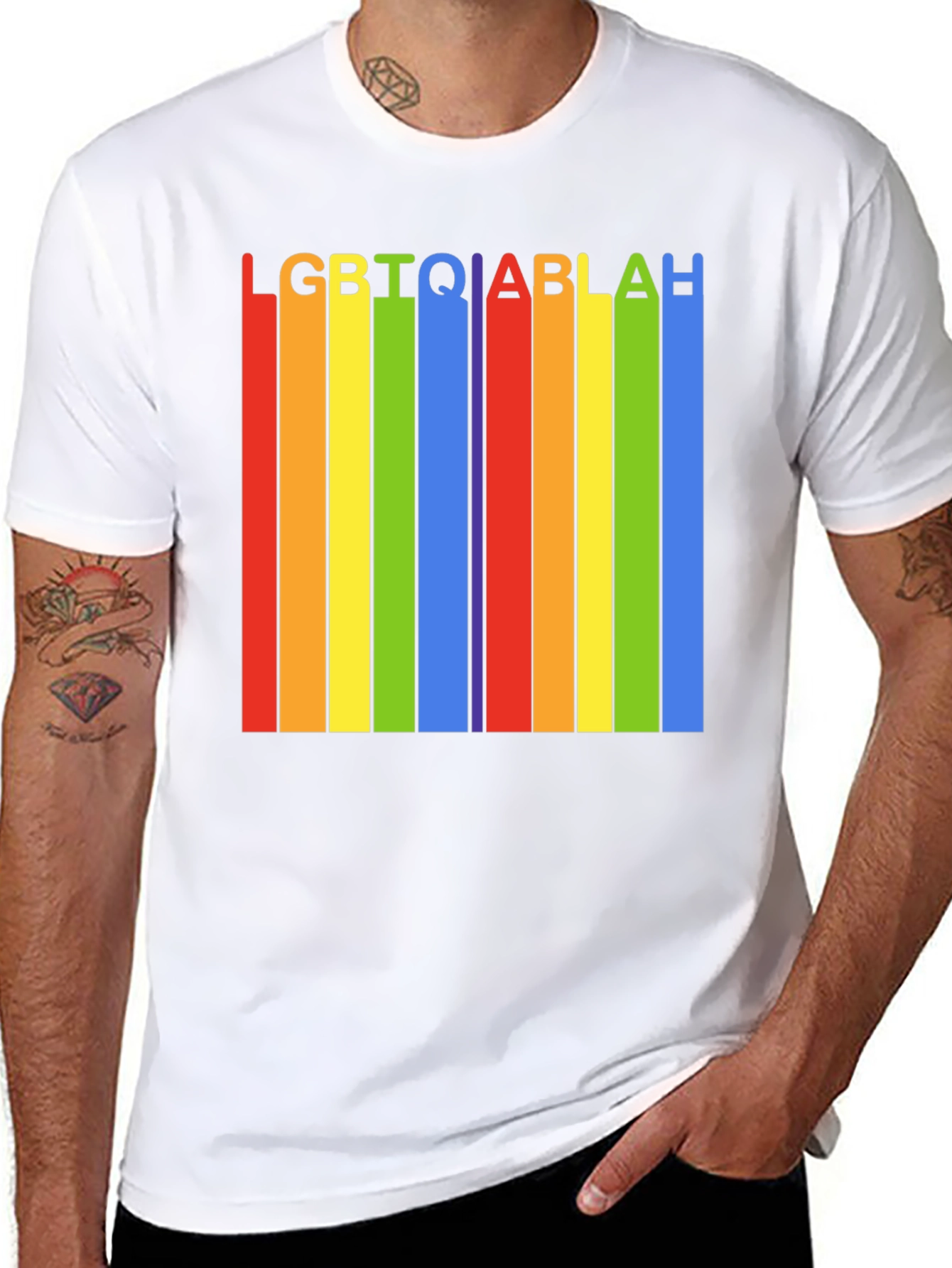 LGBTQIABLAH Pride Rainbow T-Shirt