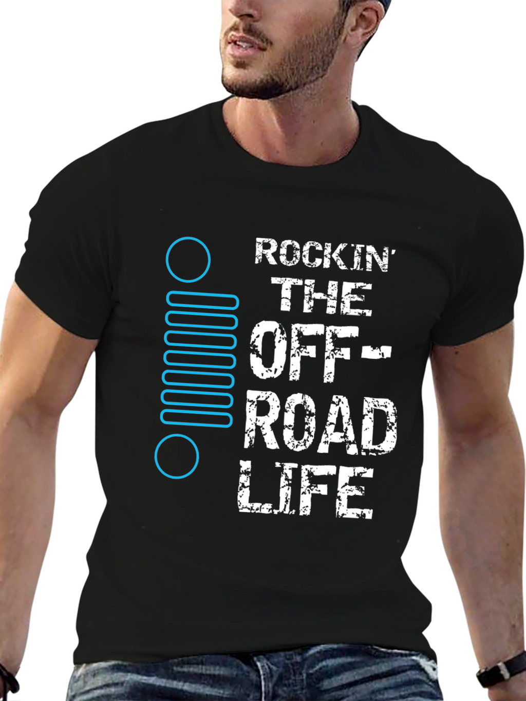 Rockin the Off-Road Life T-Shirt - Black