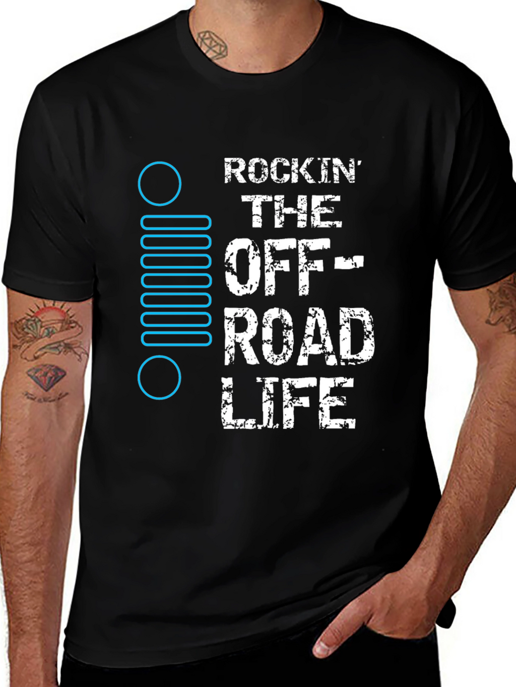 Rockin the Off-Road Life T-Shirt - Black