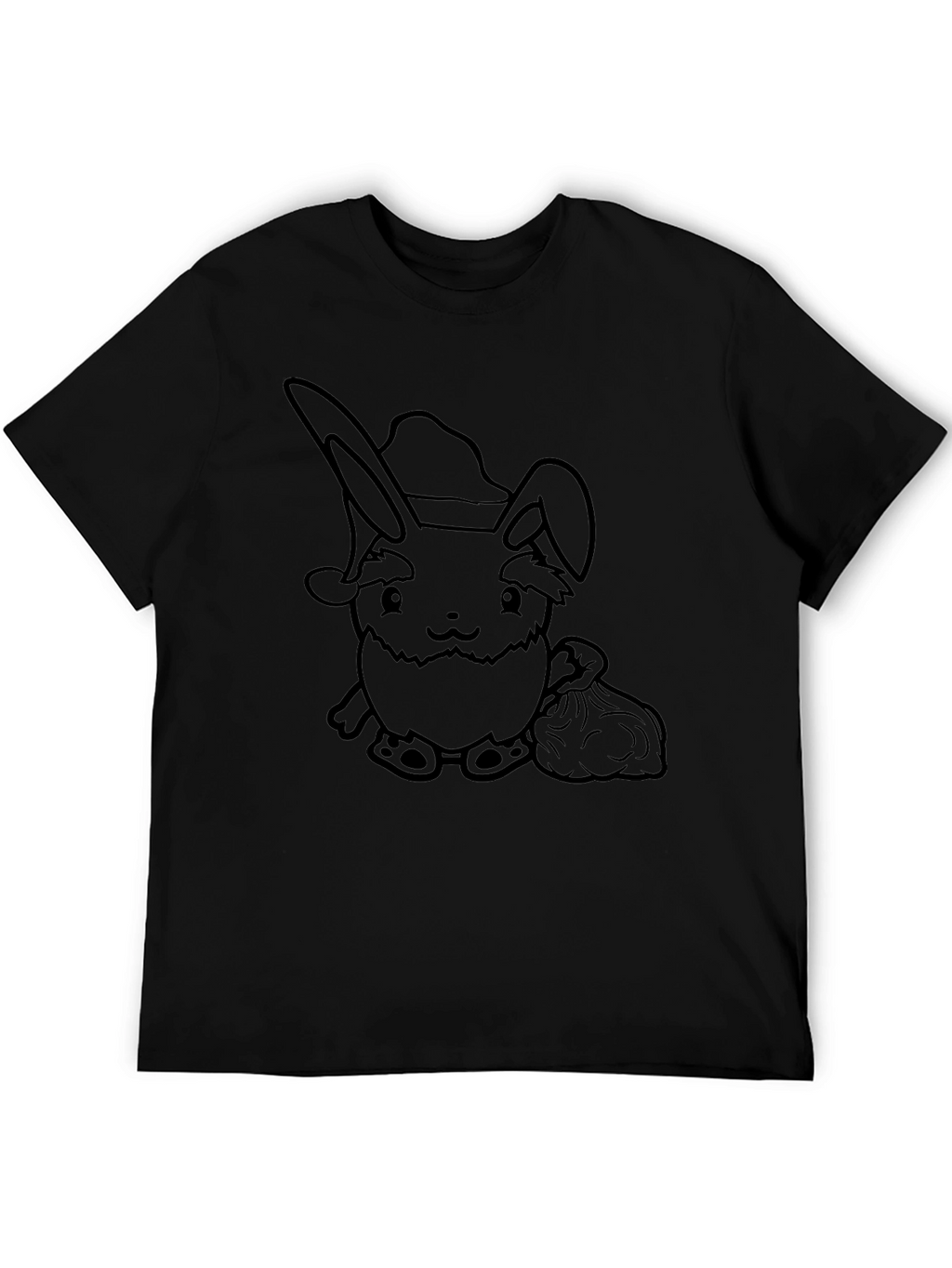 Holiday Rabbit T-Shirt - Festive Bunny Design