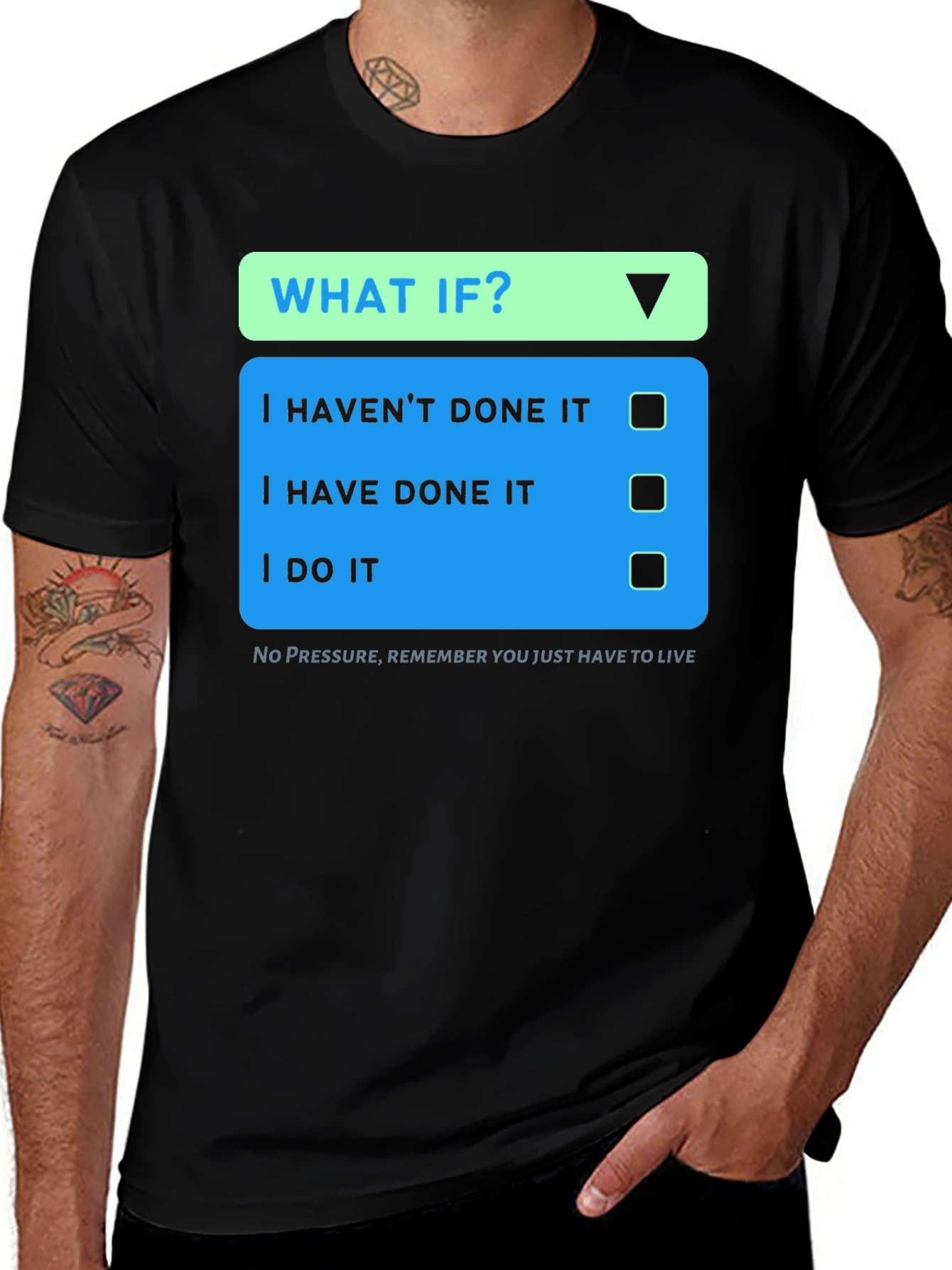 What If? T-Shirt - Novelty Graphic Tee