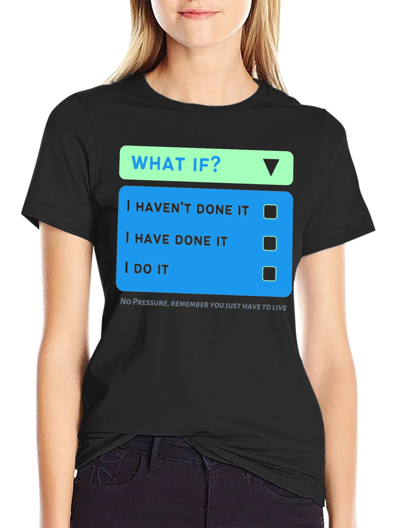 What If? T-Shirt - Novelty Graphic Tee