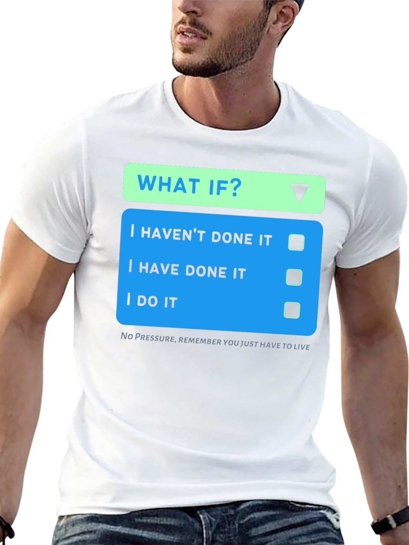 What If? T-Shirt - Novelty Graphic Tee