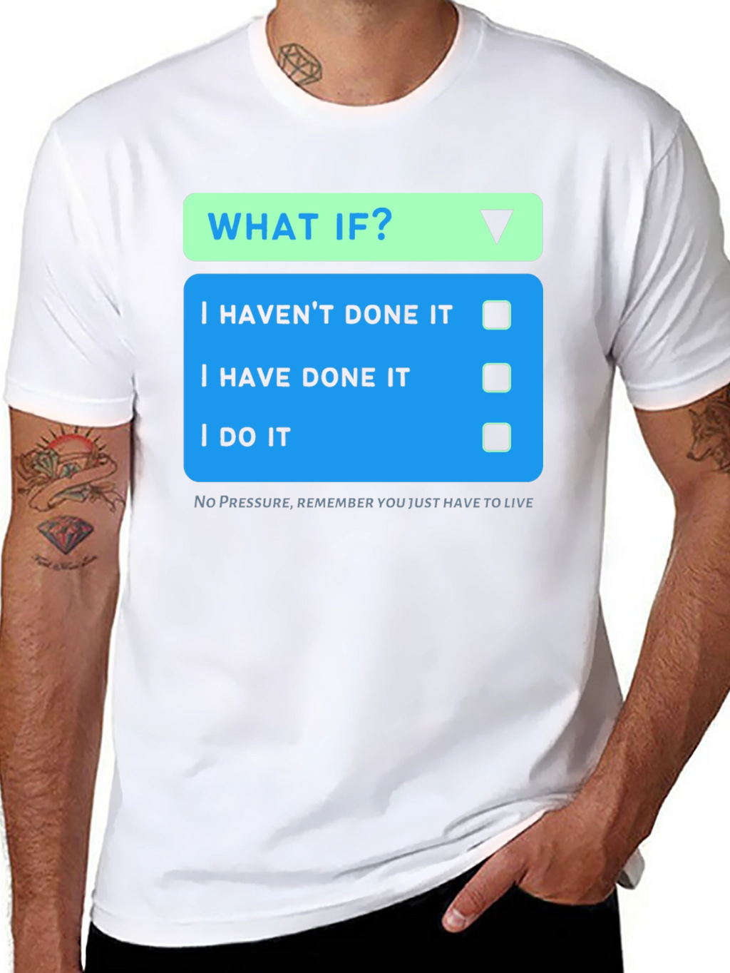 What If? T-Shirt - Novelty Graphic Tee