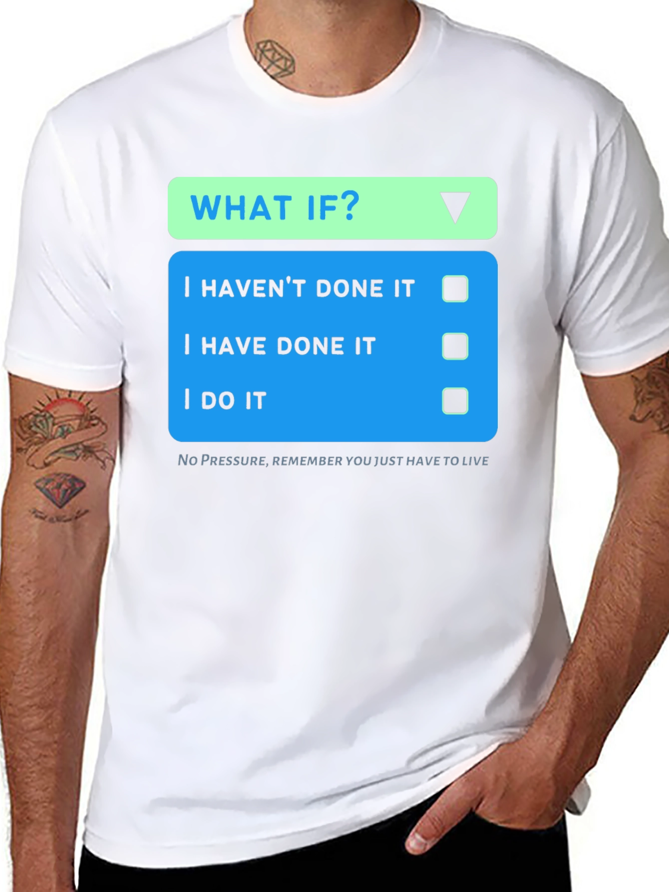 What If? T-Shirt - Novelty Graphic Tee