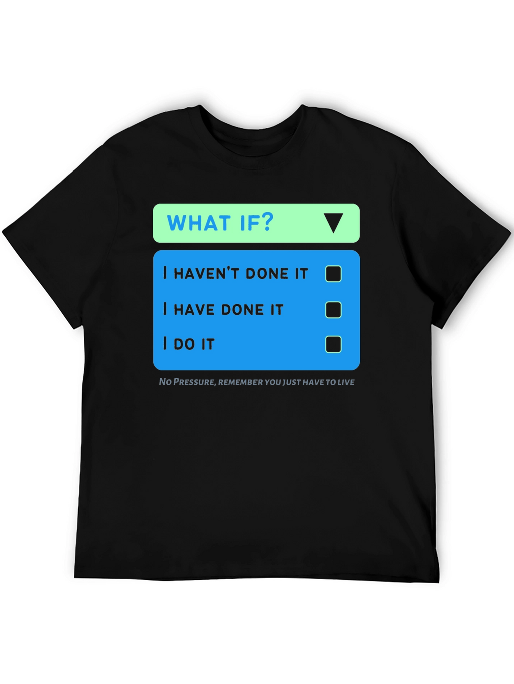 What If? T-Shirt - Novelty Graphic Tee