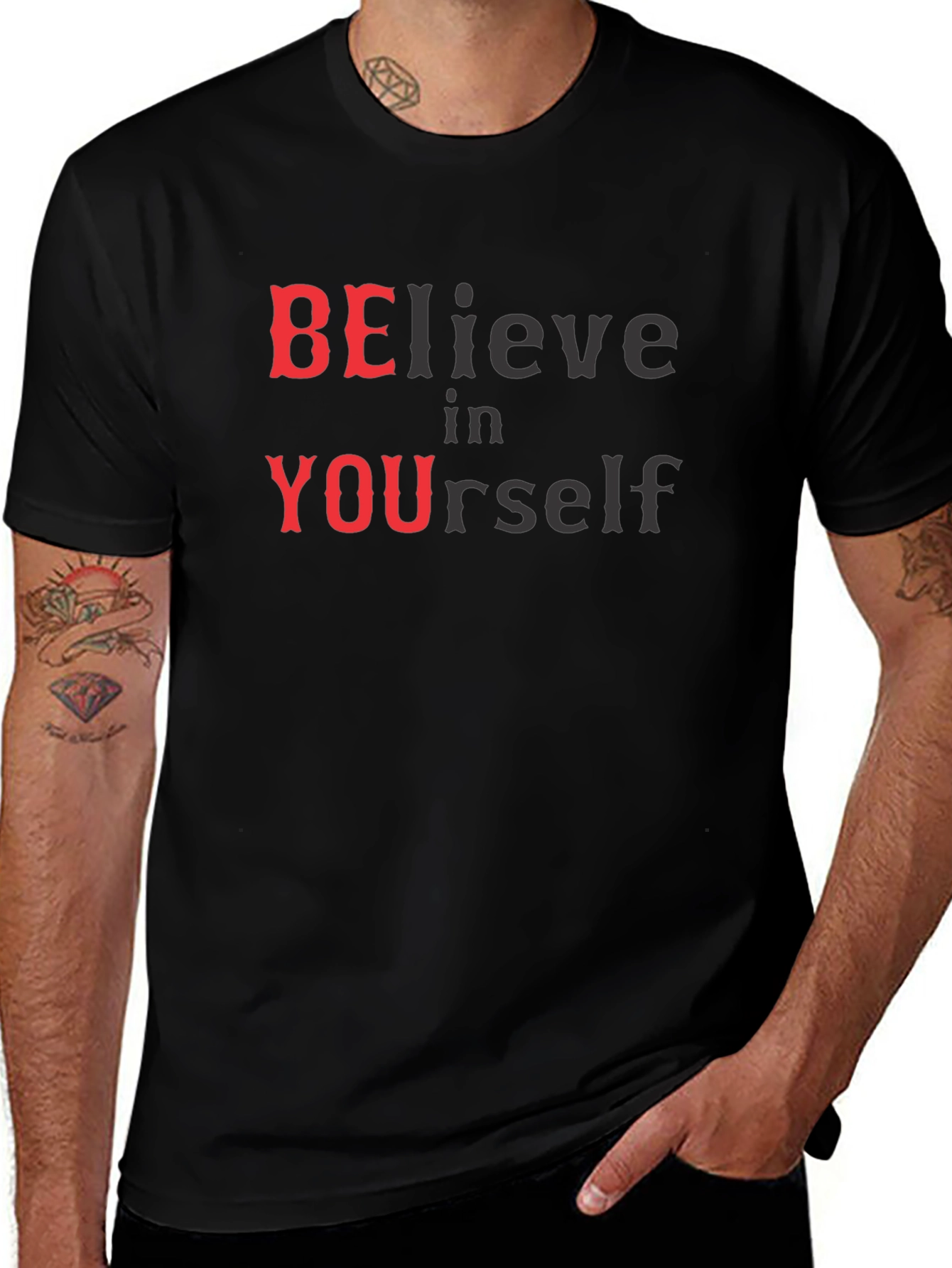 Believe In Yourself T-Shirt Motivational Tee
