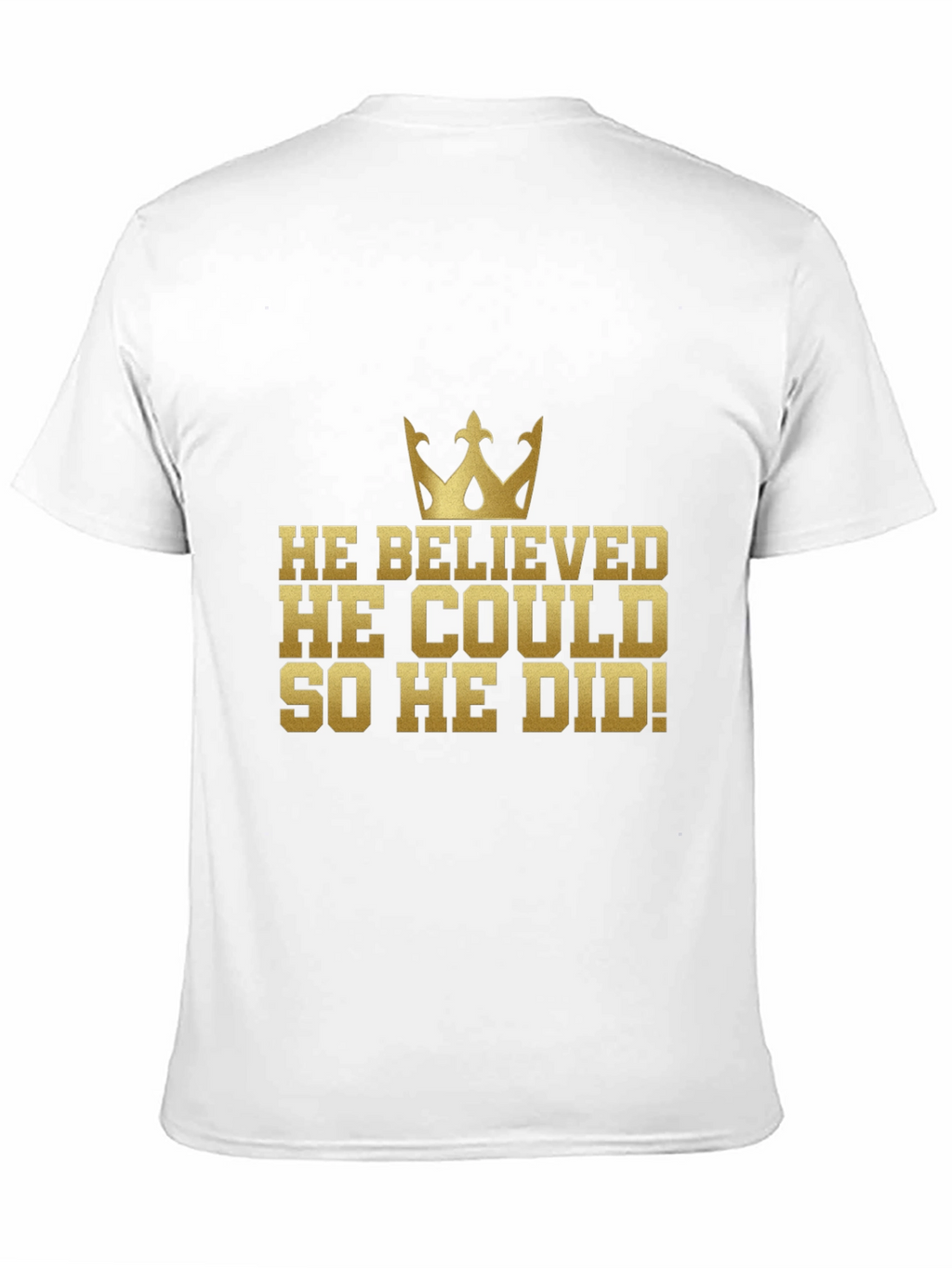 Believe Achieve Mens Graphic Tee