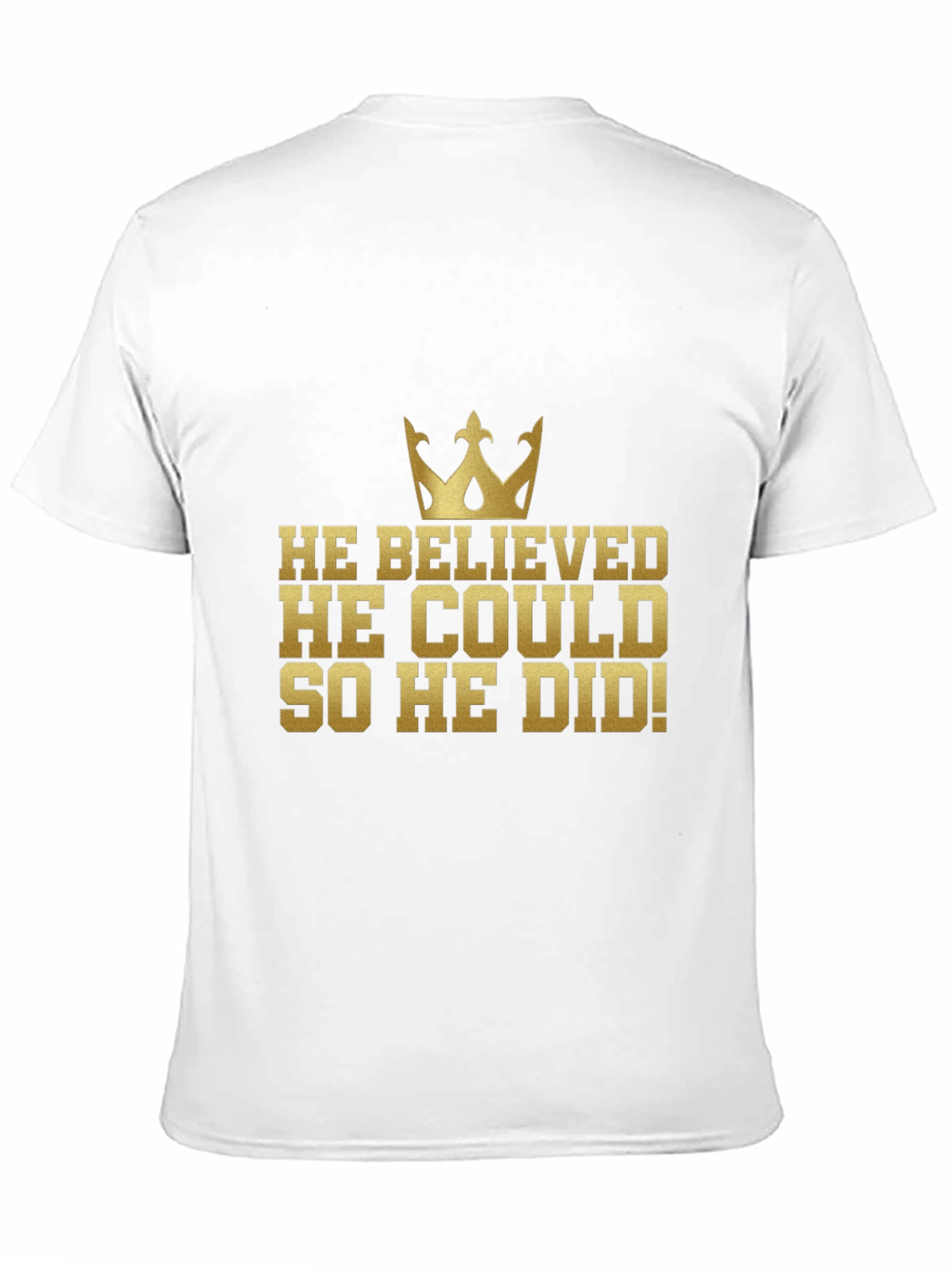 Believe Achieve Mens Graphic Tee