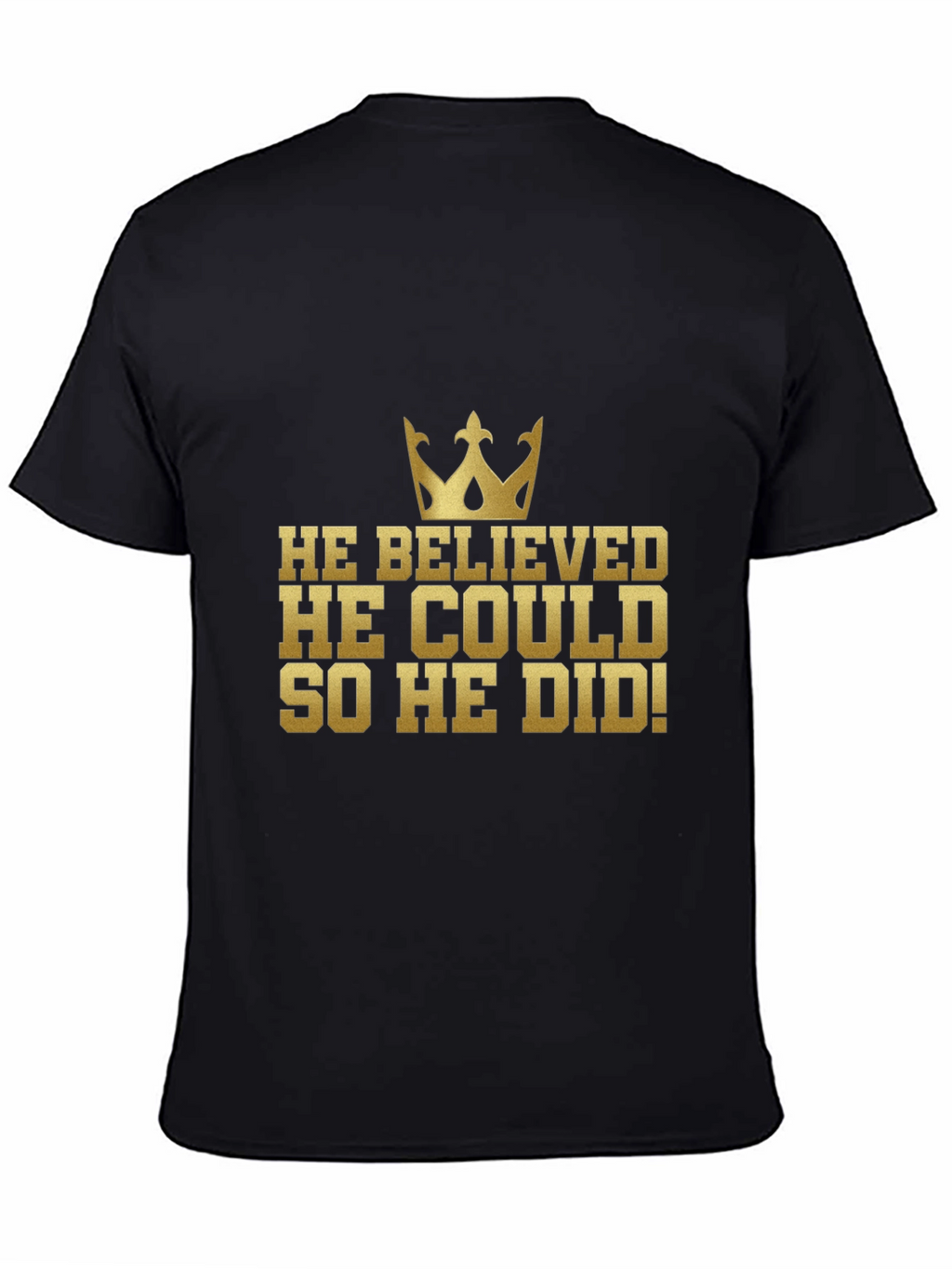 Believe Achieve Mens Graphic Tee