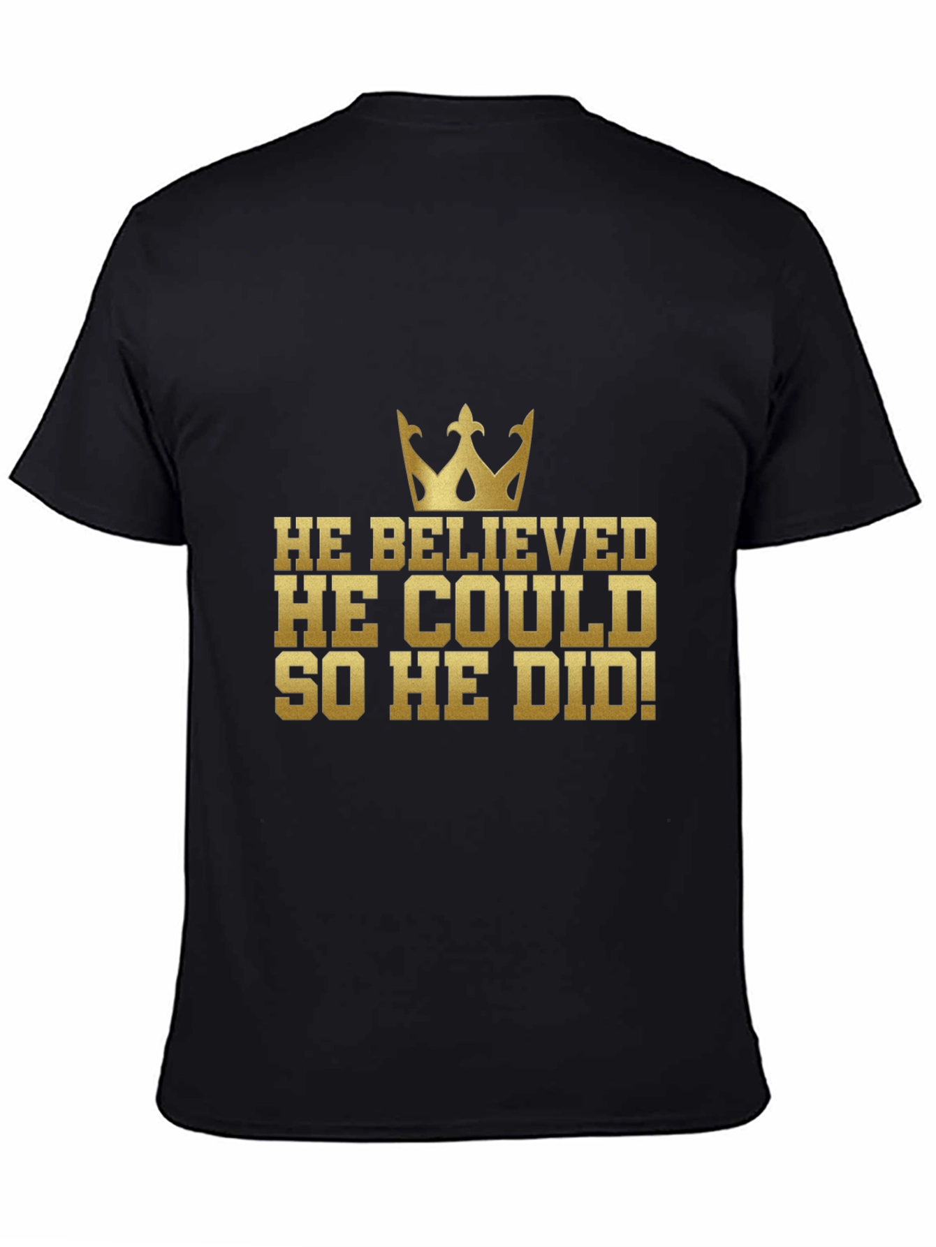 Believe Achieve Mens Graphic Tee