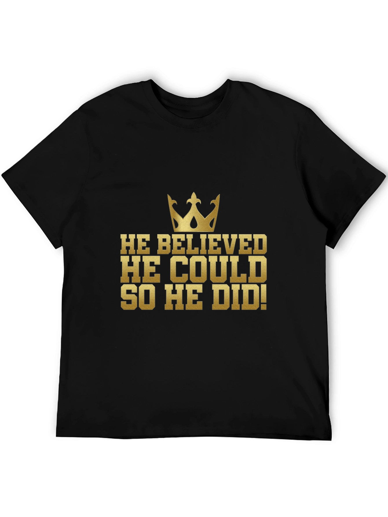 Believe Achieve Mens Graphic Tee
