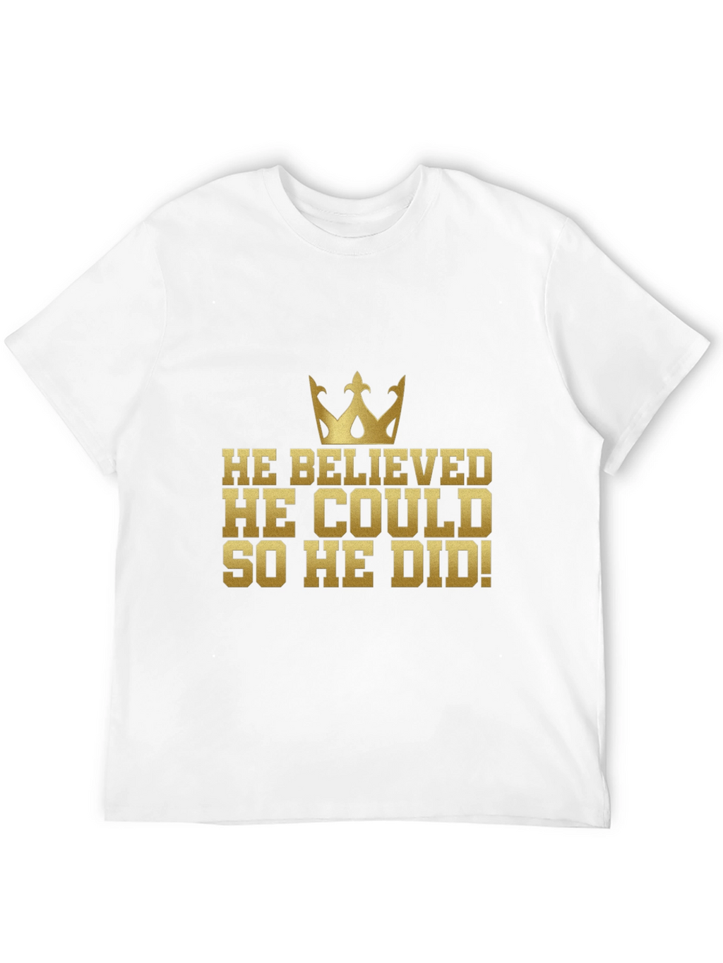 Believe Achieve Mens Graphic Tee