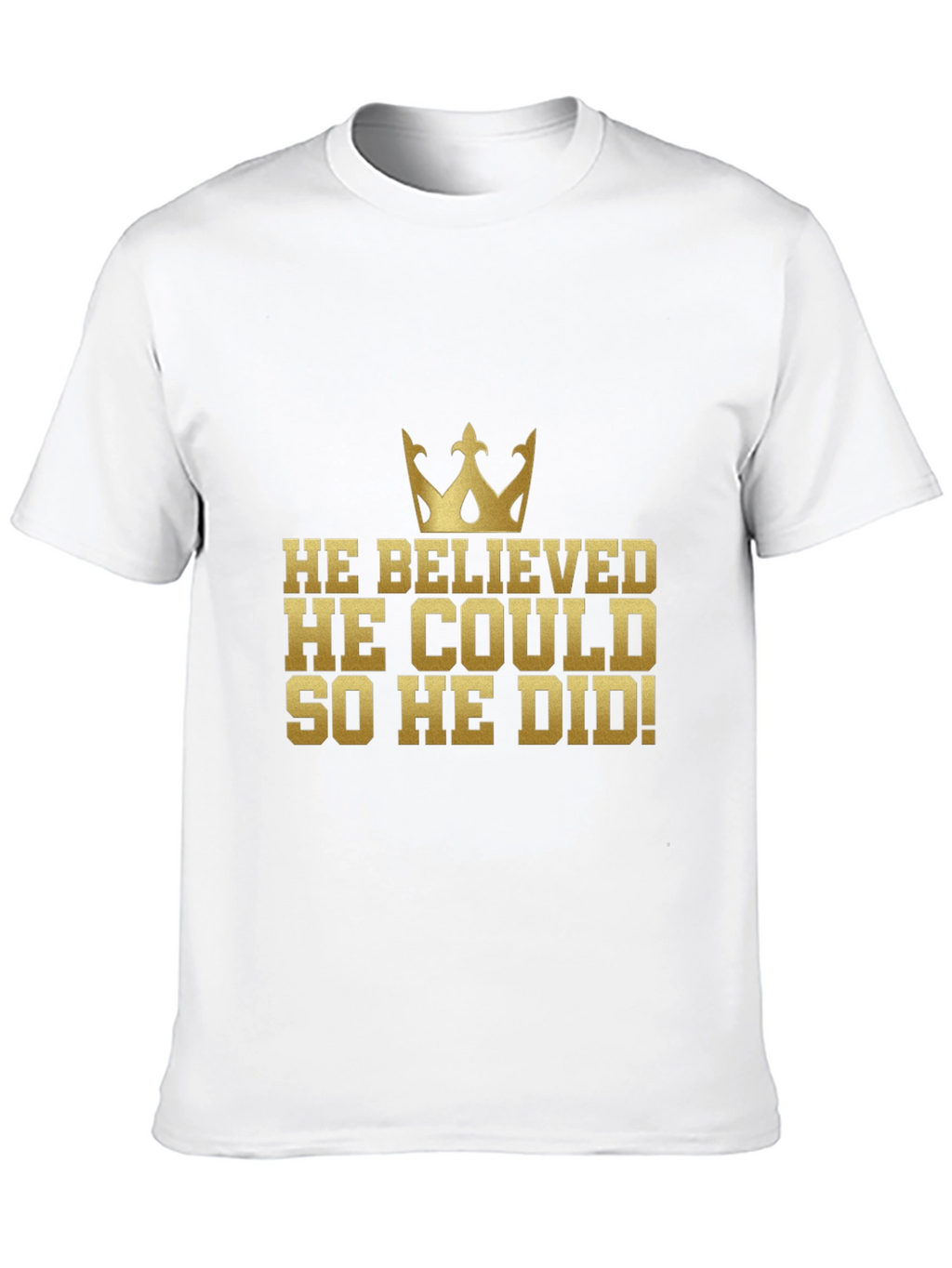 Believe Achieve Mens Graphic Tee